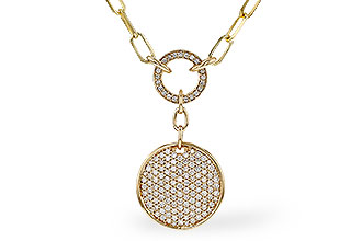 E329-47840: NECKLACE .92 TW (17")