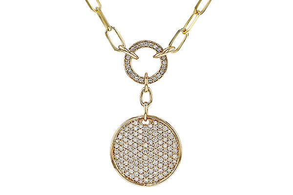 E329-47840: NECKLACE .92 TW (17")