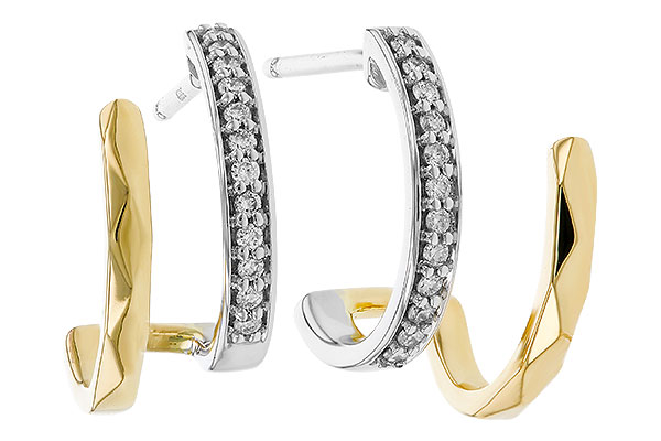 E329-49649: EARRINGS .12 TW