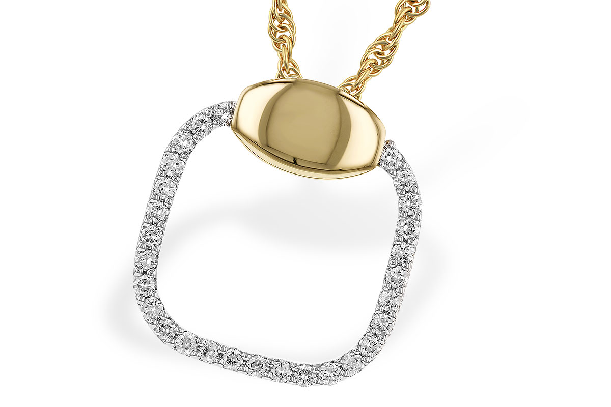 E329-51476: NECKLACE .20 TW