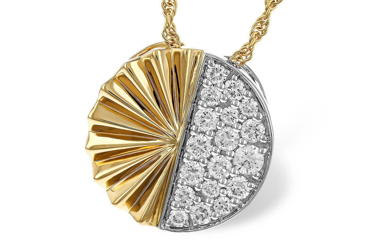 E329-52367: NECKLACE .50 TW