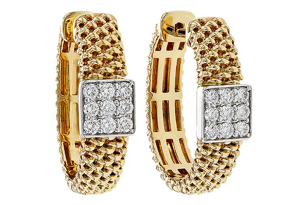 E329-53276: EARRINGS .33 TW
