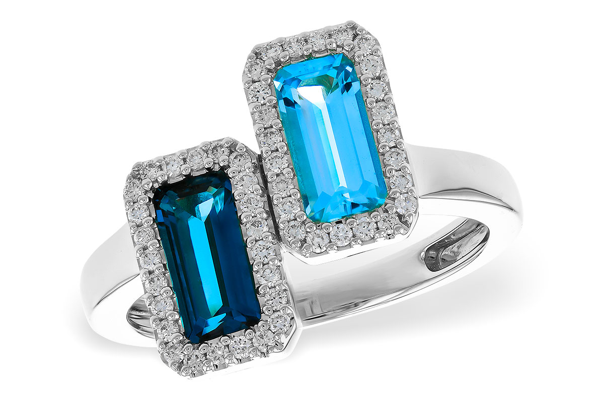 E329-54195: LDS RG 1.68 TW BLUE TOPAZ 1.90 TGW