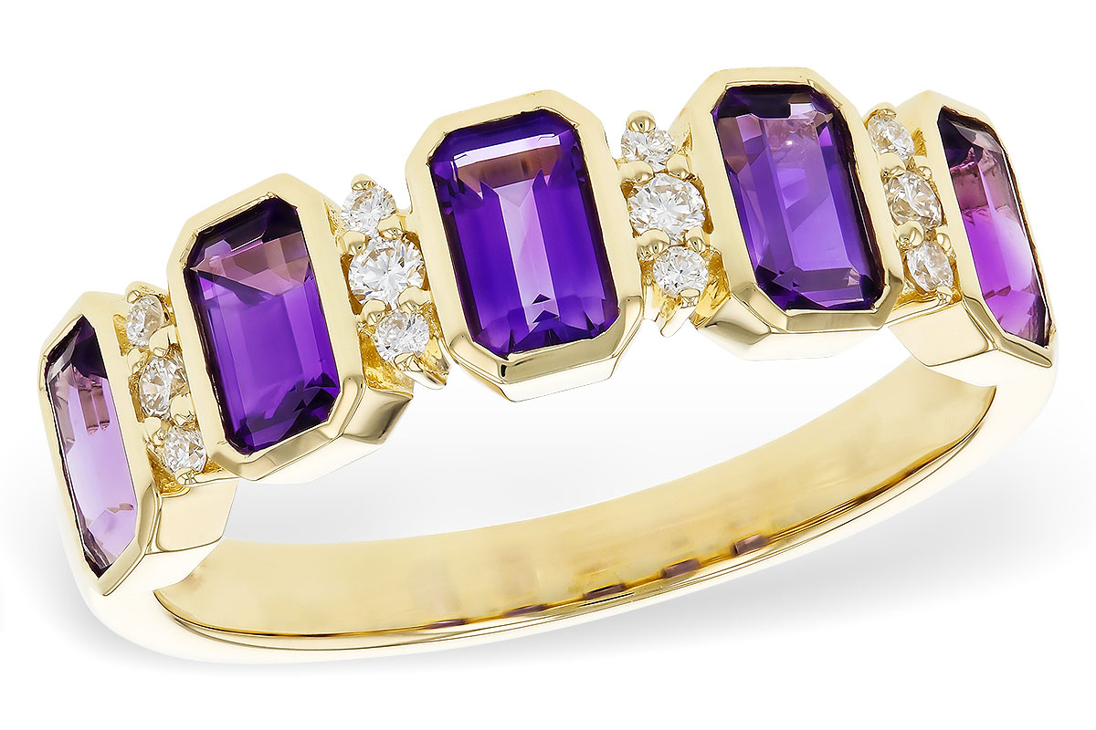 E329-54213: LDS RG 1.18 TW AMETHYST 1.30 TGW
