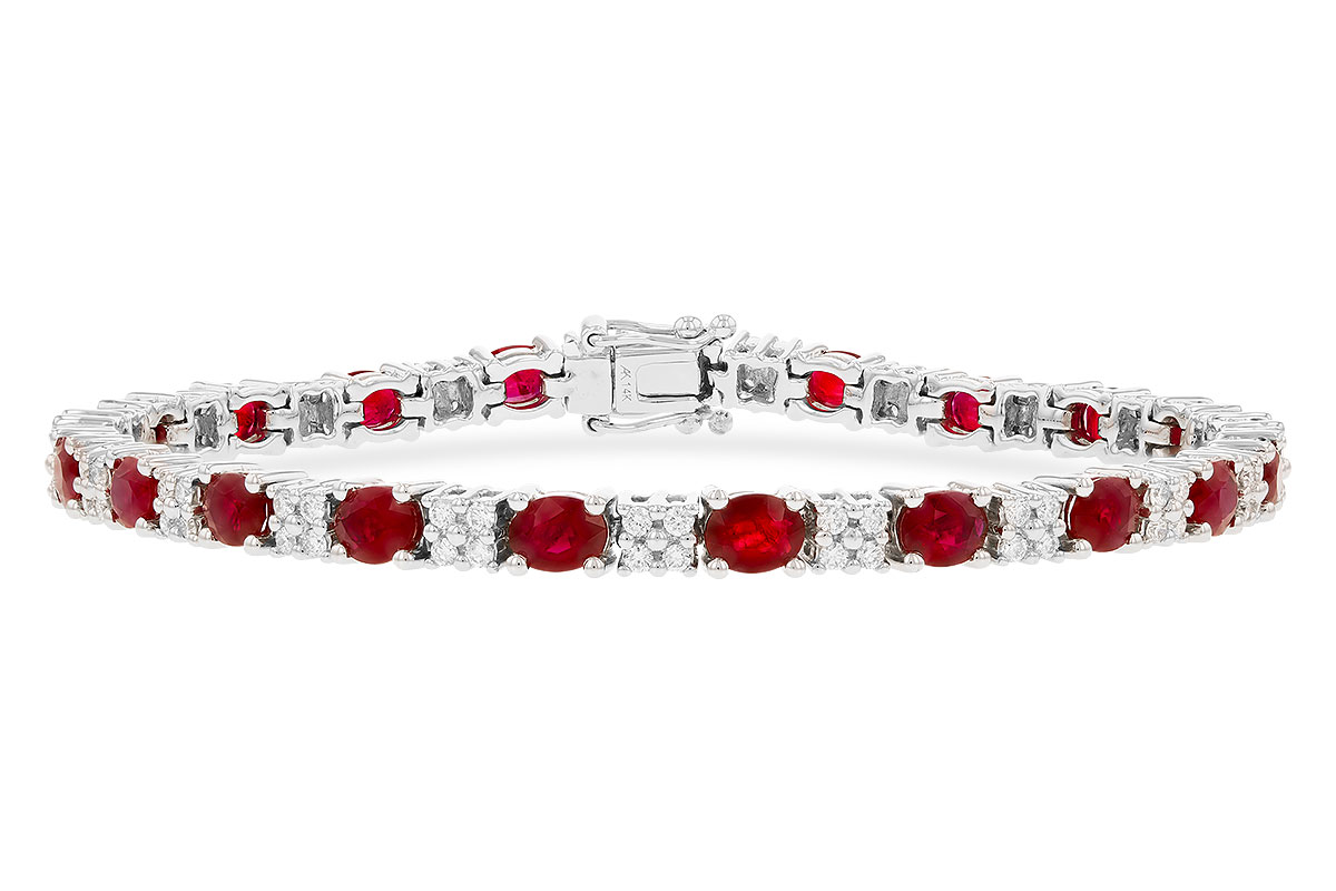 F054-92422: BRACELET 7.10 RUBY 7.92 TGW