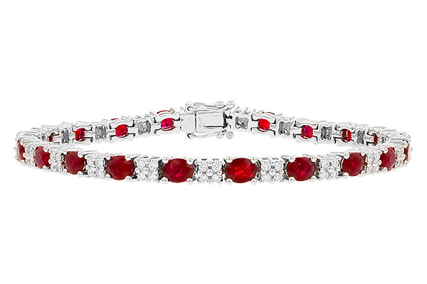 F054-92422: BRACELET 7.10 RUBY 7.92 TGW