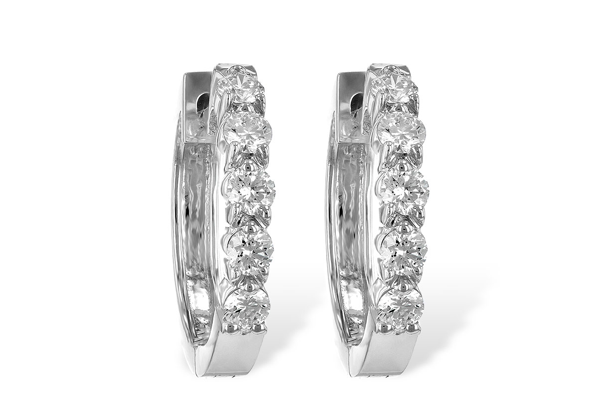 F055-85104: EARRINGS .50 TW