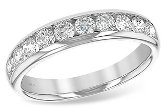 F147-69704: LDS WED RG .75 TW (10 STONES)