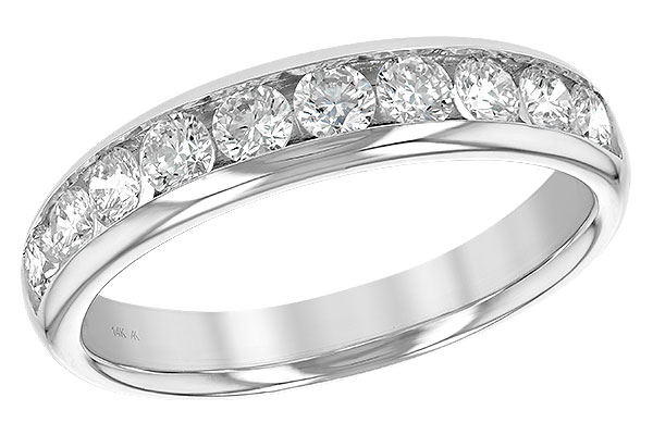 F147-69704: LDS WED RG .75 TW (10 STONES)