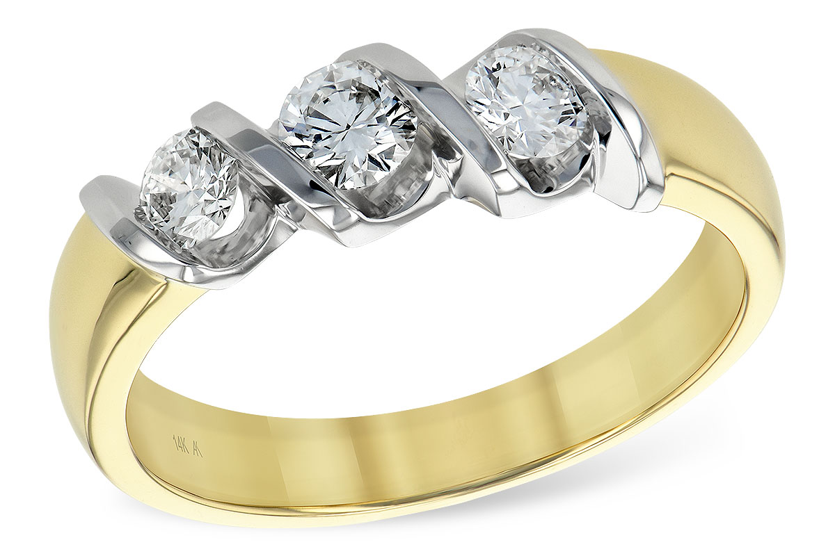 F147-70558: LDS WED RING .20 BR .50 TW