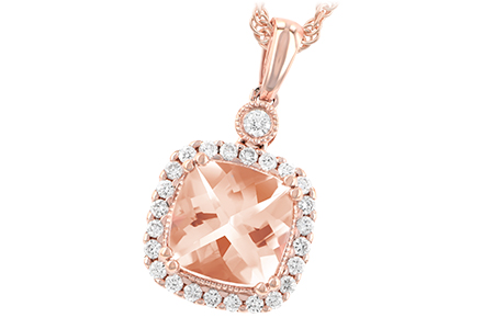 F241-29685: NECK 1.09 MORGANITE 1.26 TGW (7MM MORG)