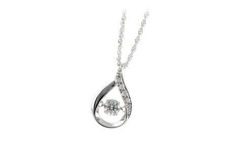 F242-22367: NECKLACE .19 TW