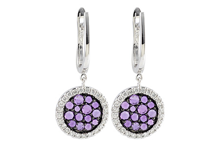 F242-22404: EARR .60 ROSE CUT AMY .98 TGW