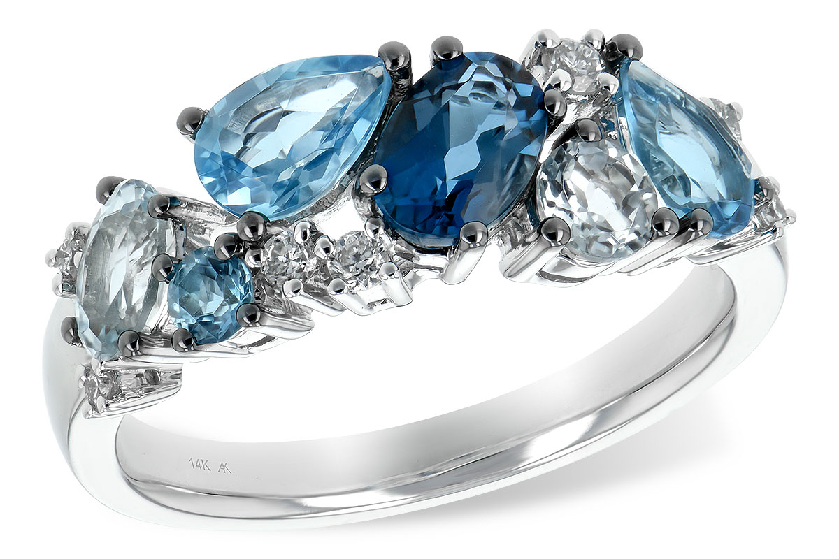 F244-00631: LDS RG 2.05 BLUE TOPAZ 2.16 TGW