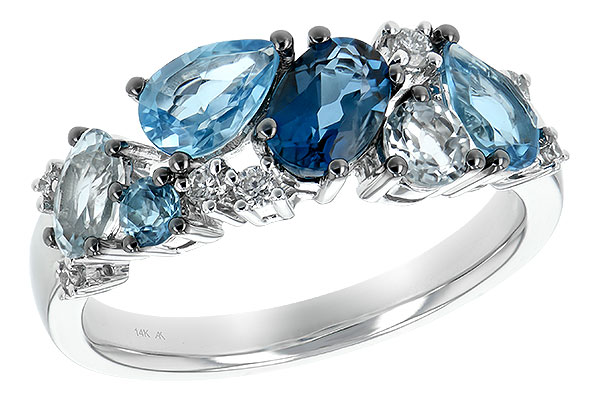 F244-00631: LDS RG 2.05 BLUE TOPAZ 2.16 TGW