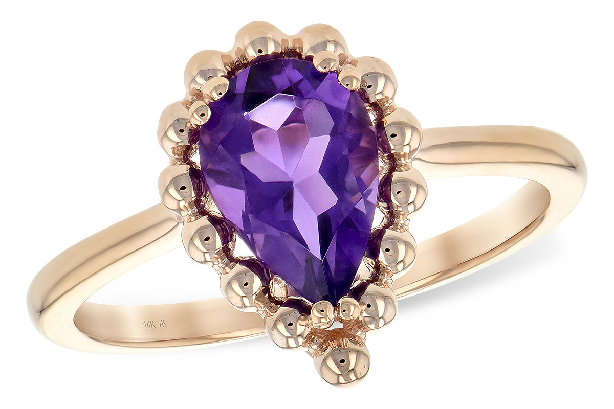 F244-04249: LDS RING 1.06 CT AMETHYST