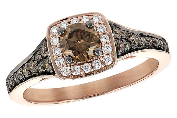 F244-96067: LDS RG .40 BROWN DIA CTR .70 TW