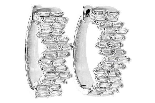 F244-96076: EARR .70 TW BAGUETTE DIAS