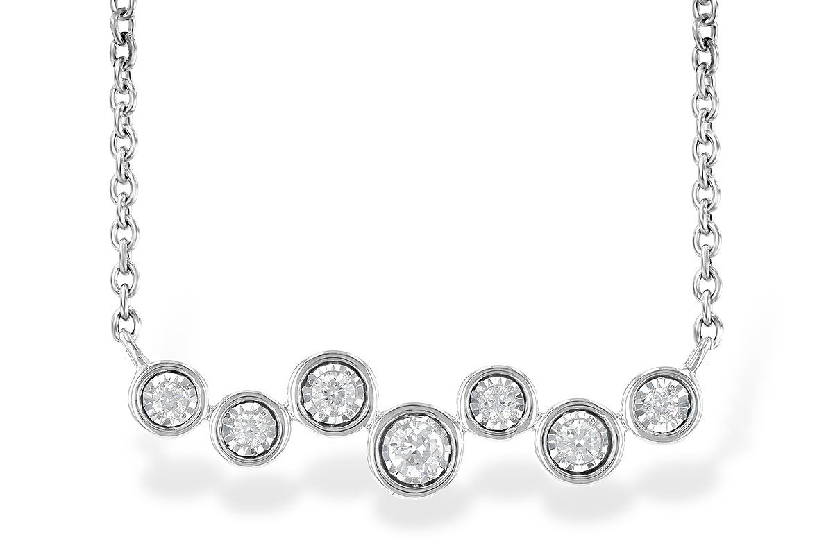 F244-97904: NECKLACE .13 TW