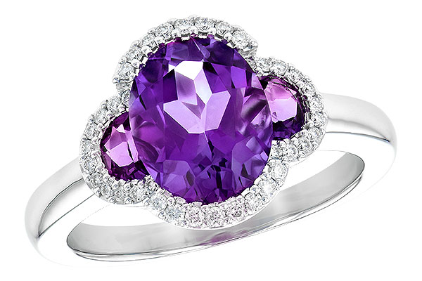 F328-56022: LDS RG 2.44 TW AMETHYST 2.60 TGW