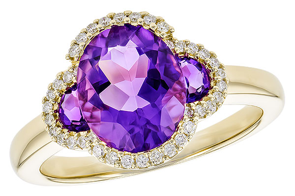 F328-56022: LDS RG 2.44 TW AMETHYST 2.60 TGW