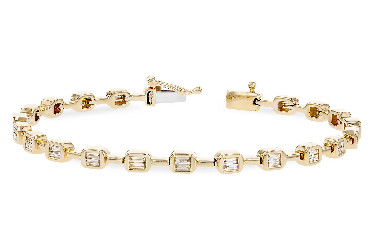 F328-59676: BRACELET .90 TW BAGUETTE