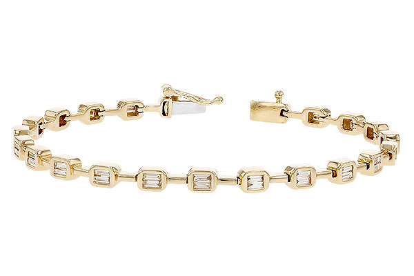 F328-59676: BRACELET .90 TW BAGUETTE