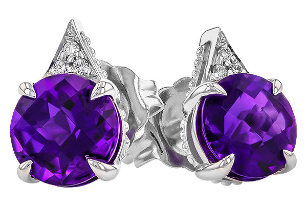 F328-63340: EARR 1.33 TW AMETHYST 1.35 TGW (6MM RD)