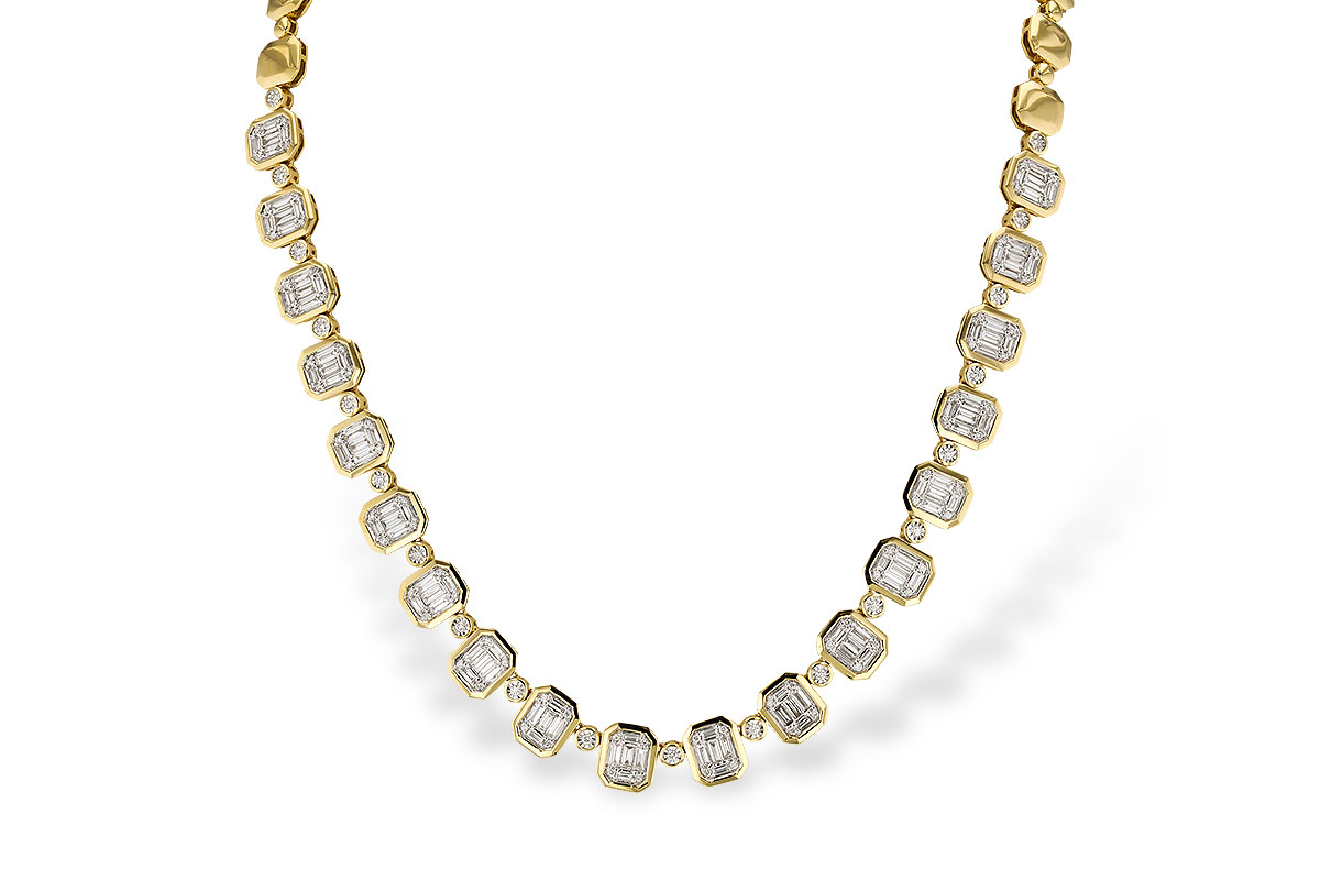 F329-46058: NECKLACE 2.48 BAG 2.95 TW