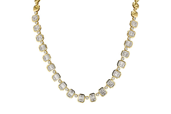 F329-46058: NECKLACE 2.48 BAG 2.95 TW