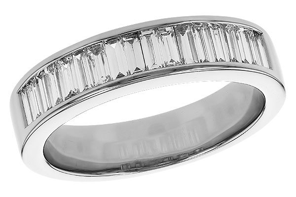 F329-46067: LDS DIA WED RG .70 TW BAGUETTES