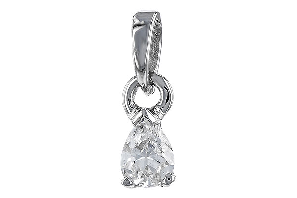 F329-47849: PENDANT .14 PEAR SHAPE