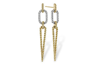 F329-47858: EARRINGS .20 TW