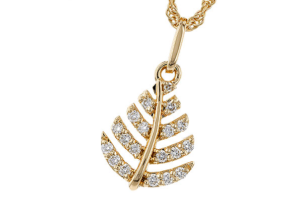 F329-47904: NECKLACE .15 TW