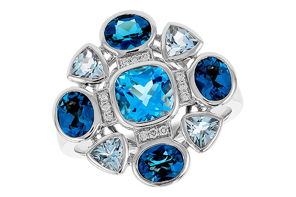 F329-48740: LDS RG 3.19 TW BLUE TOPAZ 3.25 TGW