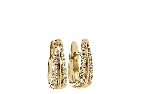 F329-48776: EARRINGS .25 TW