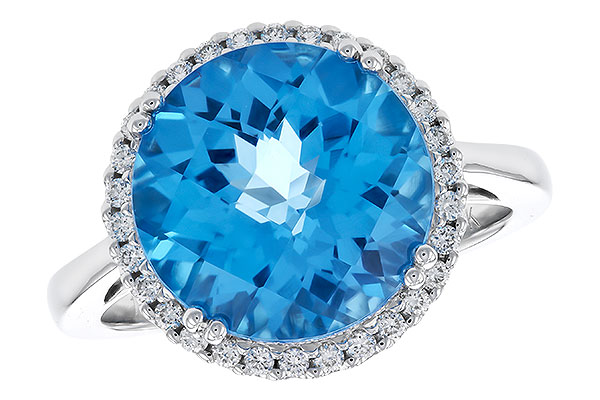 F329-48785: LDS RG 7.20 BLUE TOPAZ 7.42 TGW