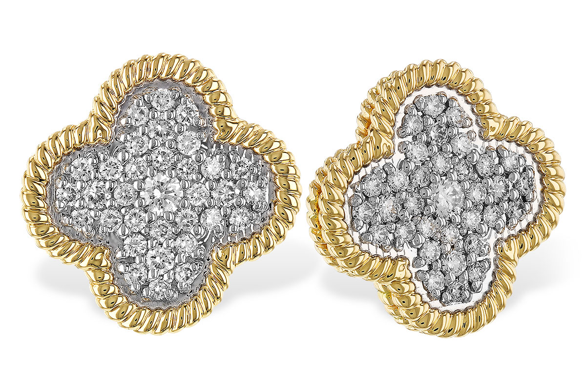 F329-50604: EARRINGS .50 TW