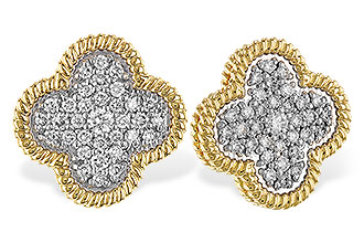 F329-50604: EARRINGS .50 TW