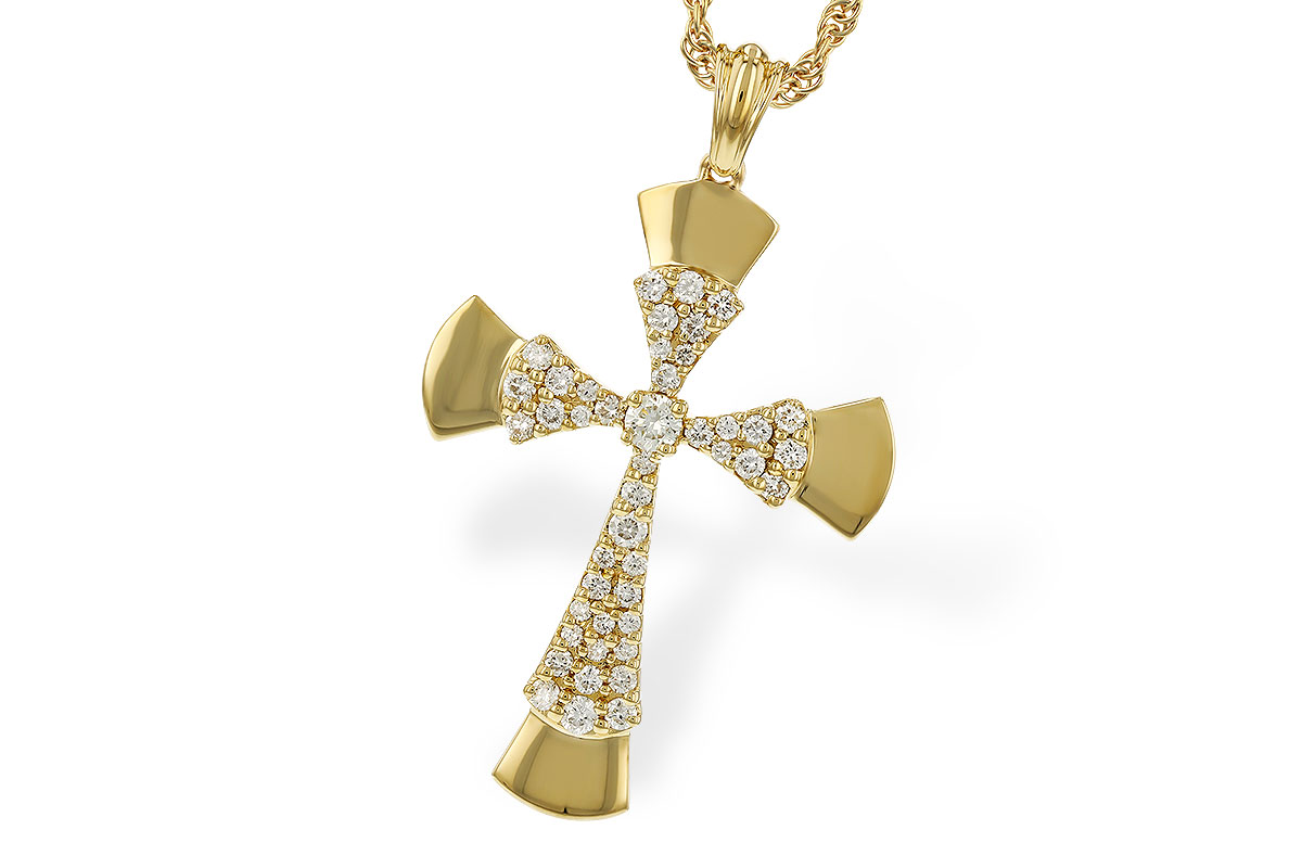 F329-52404: NECKLACE .36 TW