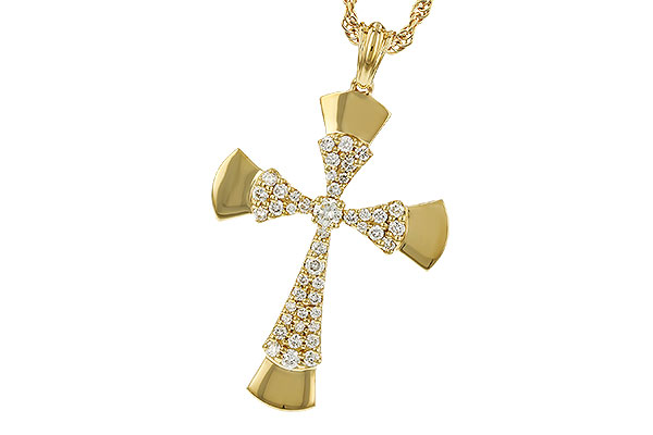 F329-52404: NECKLACE .36 TW