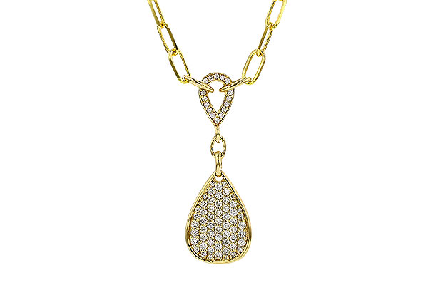 F329-53304: NECKLACE .66 TW (17")