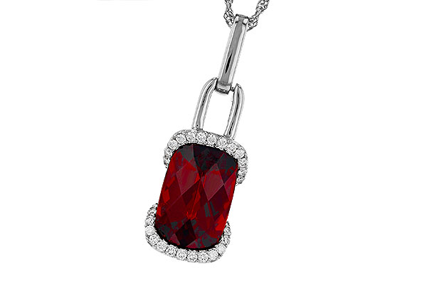 F330-36940: NECK 4.30 GARNET 4.45 TGW (12x8MM GAR)