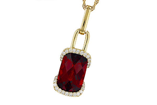 F330-36940: NECK 4.30 GARNET 4.45 TGW (12x8MM GAR)