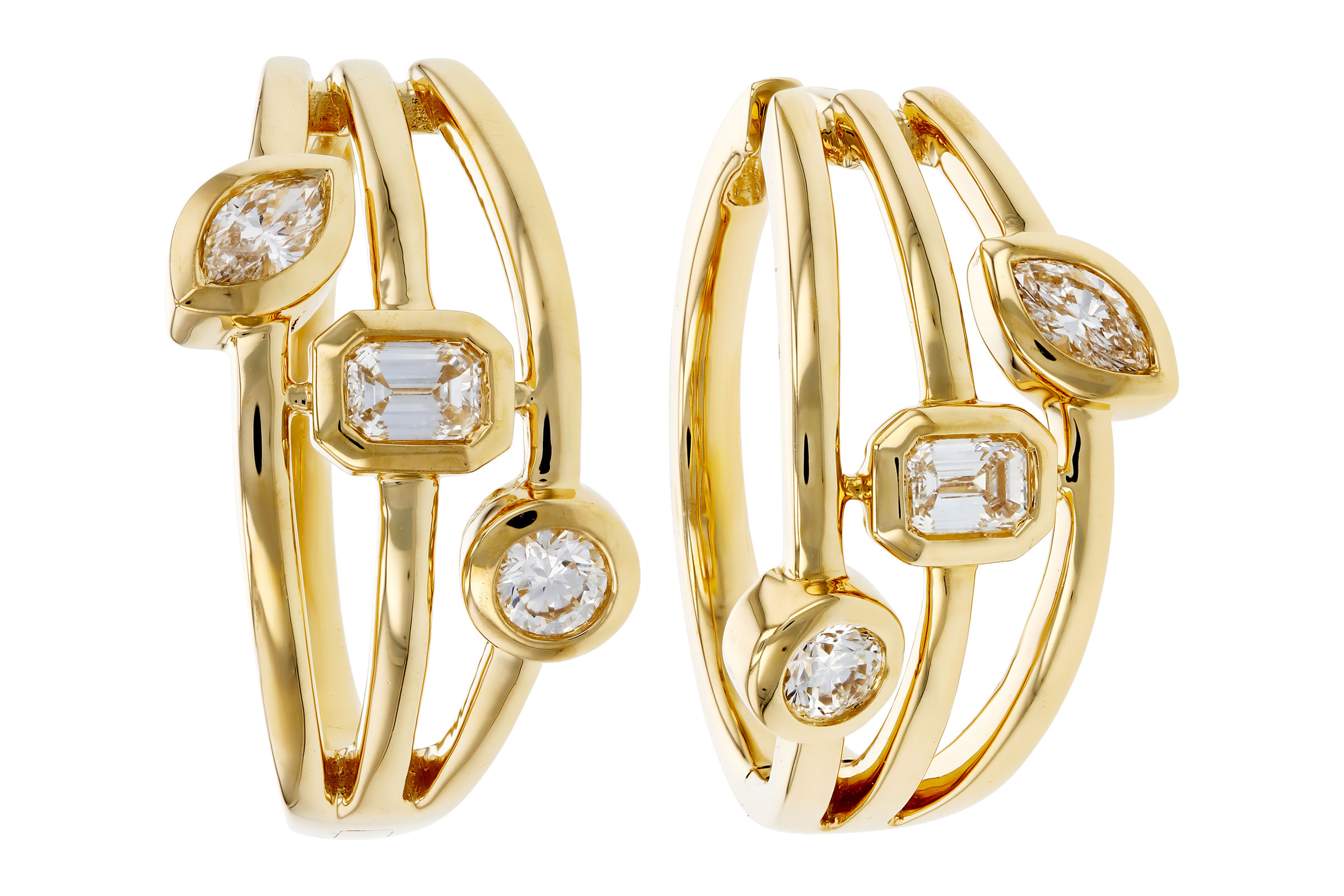 F330-37876: EARRINGS .45 TW (BR/EC/MQ)