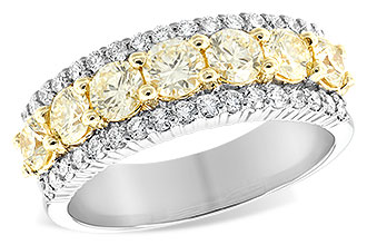G243-12440: LDS DIA WED RG 1.20 YELLOW DIA 1.64 TW