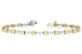 G243-15176: BRACELET 2.80 YELLOW DIA 4.01 TW