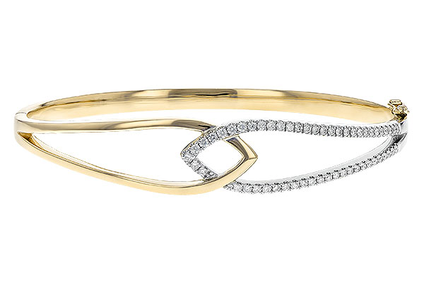 G244-07894: BANGLE BRACELET .50 TW