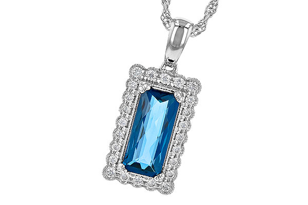 G244-98740: NECK 1.55 LONDON BLUE TOPAZ 1.70 TGW