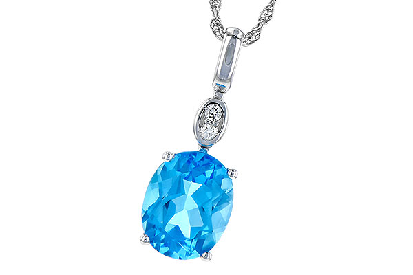 G244-98813: NECK 2.84 BLUE TOPAZ 2.87 TGW (10x8MM BT)